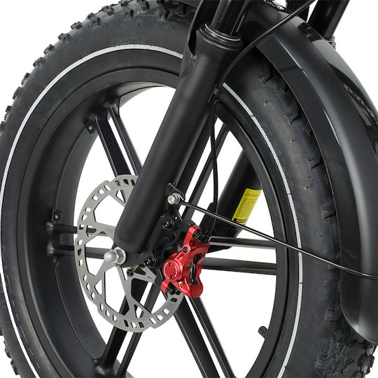 Duotts 20" Negru Electric Bicicletă Mountain