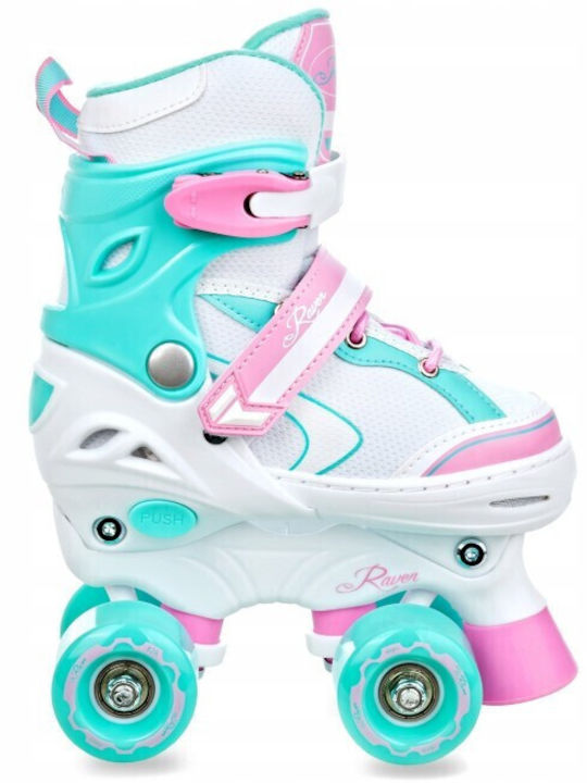 Raven Inline Einstellbar Rollers Türkis Erwachsene/Kinder