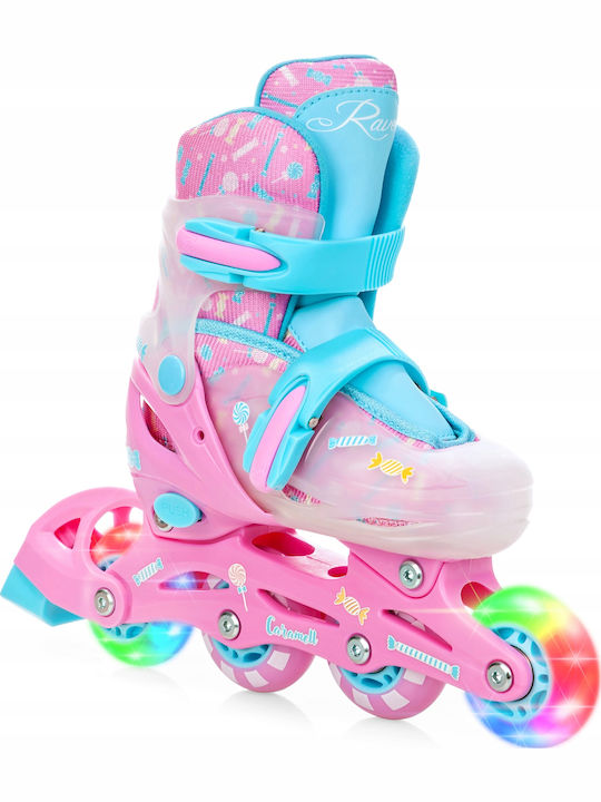 Raven Inline Einstellbar Rollers Rosa Erwachsene/Kinder