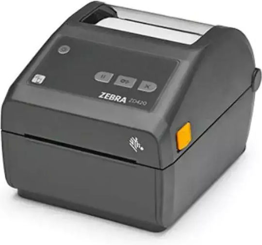 Zebra ZD421C Принтер за етикети Термотрансферен USB, Wi-Fi, Bluetooth, Ethernet 300 dpi