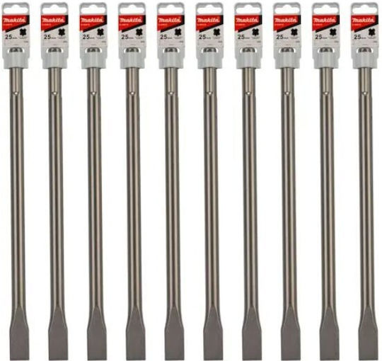 Makita Σετ Καλέμι 10τμχ με Υποδοχή SDS Max 400x25mm