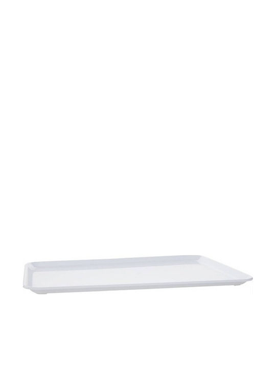 Araven Пластмасов Поднос за сервиране в Бял Цвят 50x36x1.2см AR00001225 1бр