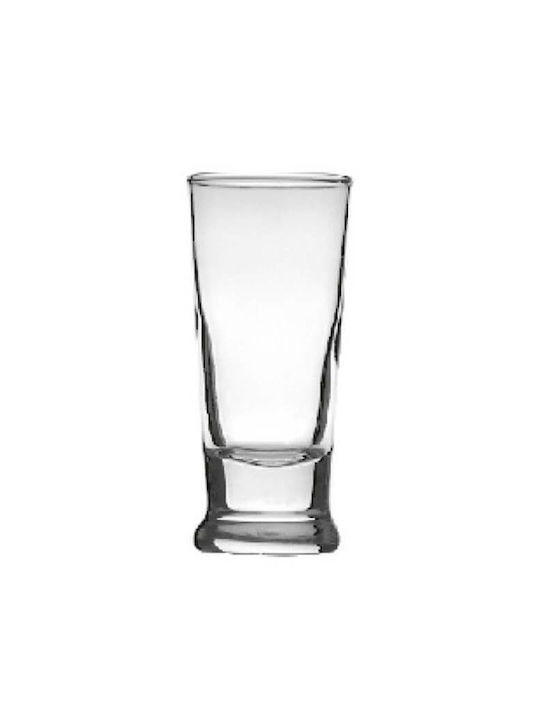 Uniglass Canon Set of Glasses Liqueur/Ouzo / Water made of Glass 6pcs