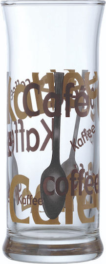 Uniglass Coffee Time Σετ Ποτήρια Νερού Γυάλινα 290ml 3τμχ