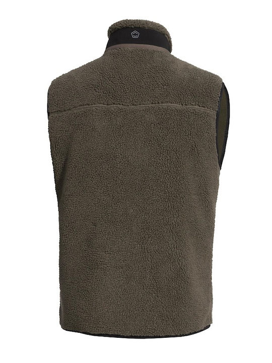 Pentagon Bărbați Vestă de siguranță cu căptușeală din fleece Verde