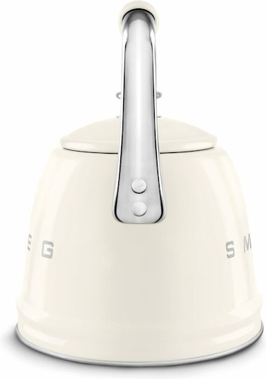 Smeg Teekanne Rostfreier Stahl Weiß 2300ml