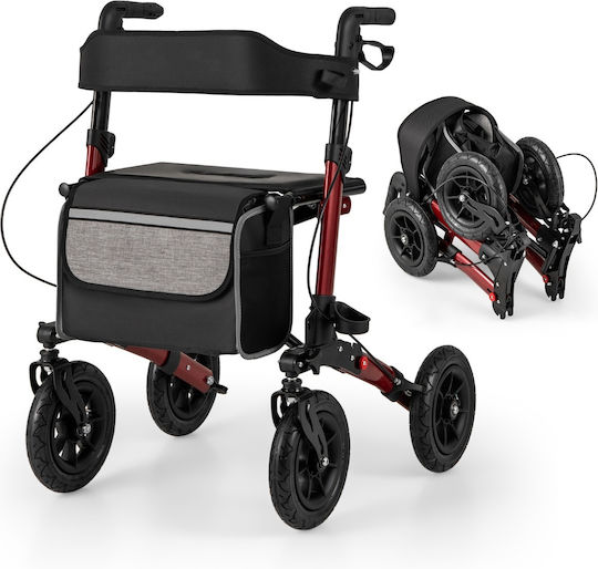 Costway Foldable Aluminum Walker