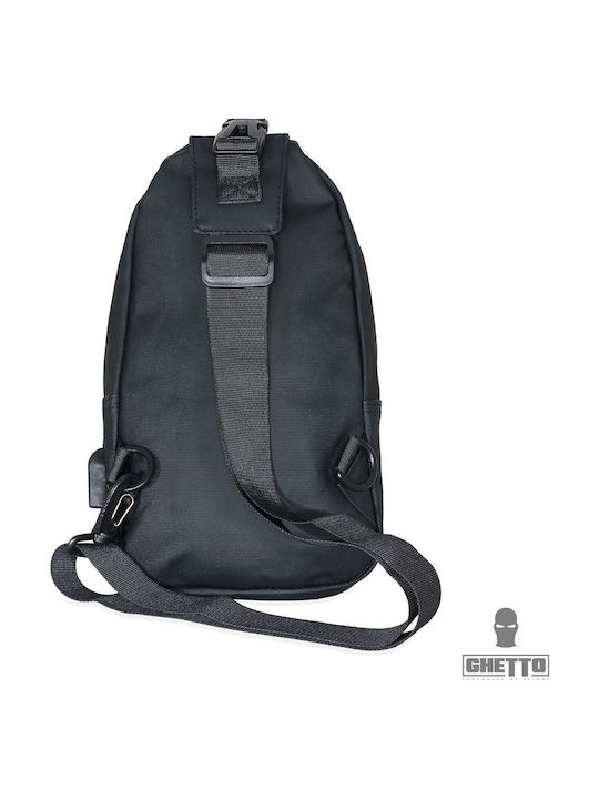 Herren Brusttasche Grau