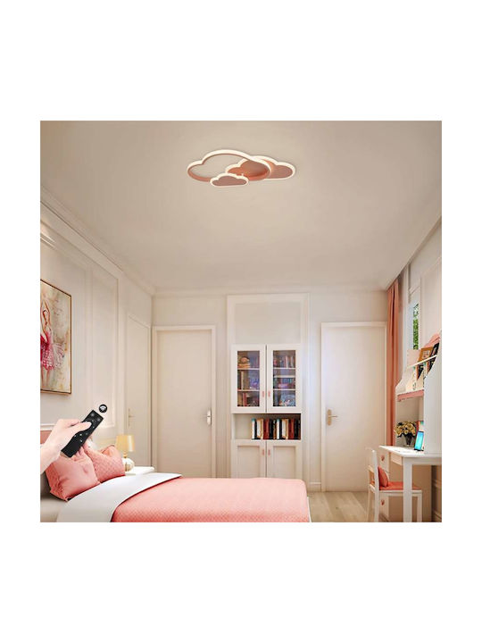 Atman Einfaches Licht Kinderdeckenleuchte Deckenleuchte montieren 86W Rosa