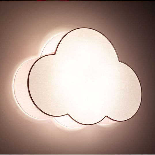 TK Lighting Einfaches Licht Kinderdeckenleuchte Deckenleuchte montieren 15W mit Fassung E27 Rosa