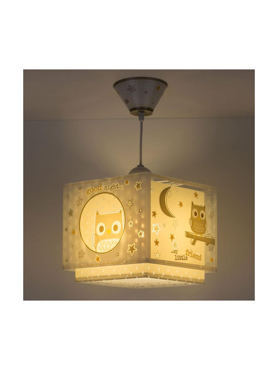 Ango Kids Single Ceiling Light E27 Good Night Beige 23W 24cm