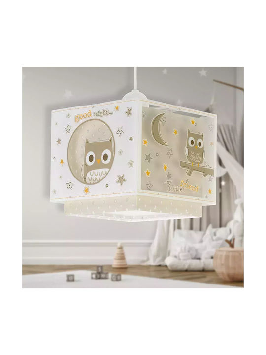 Ango Kids Single Ceiling Light E27 Good Night Beige 23W 24cm