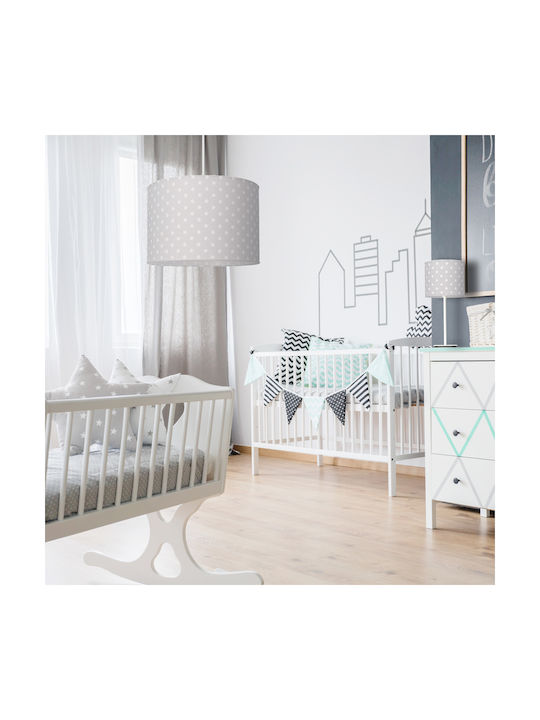 Veis Hesperis Stars Einfaches Licht Kinderdeckenleuchte Deckenleuchte 60W mit Fassung E27 Gray