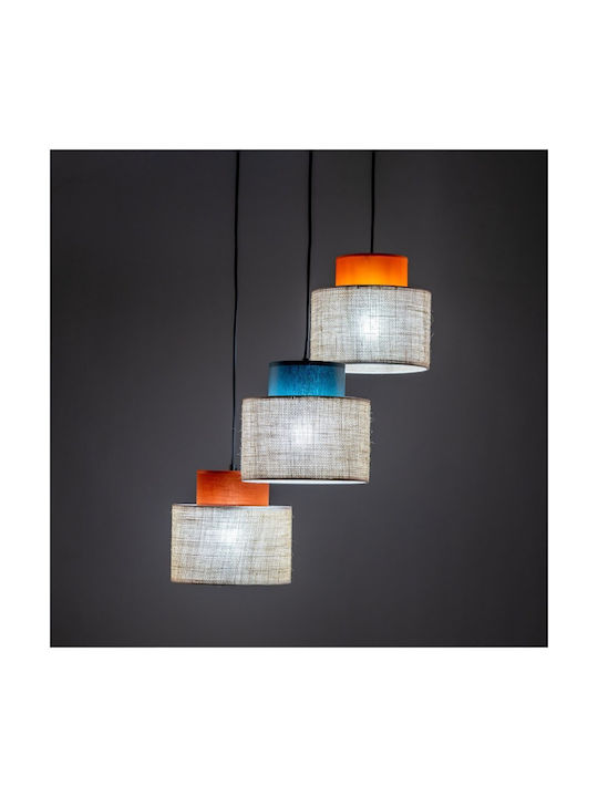 TK Lighting Lustră Multicolor cu Dulie E27 35x110cm.