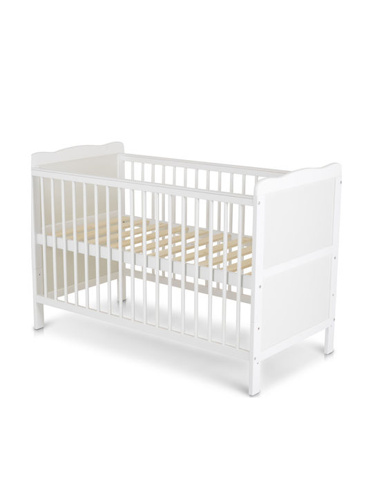 Cangaroo Baby Cot Albero White for Mattress 60x120cm