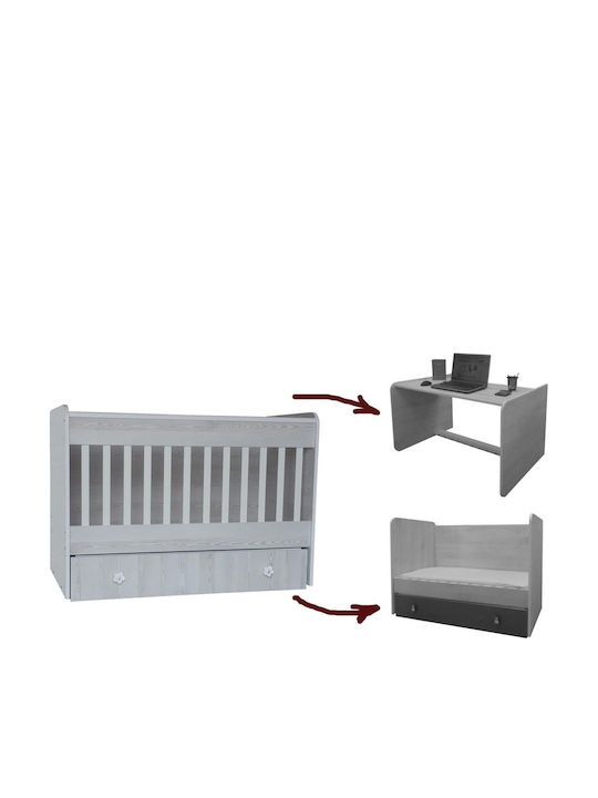Beboulino Babybett Hera Zypresse-Krem