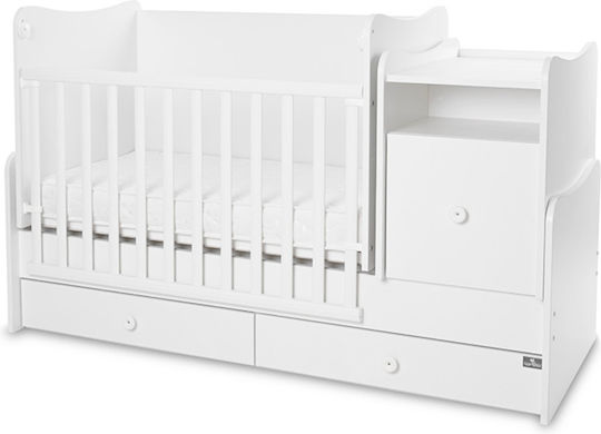 Lorelli Crib Trend Plus White With Drawer