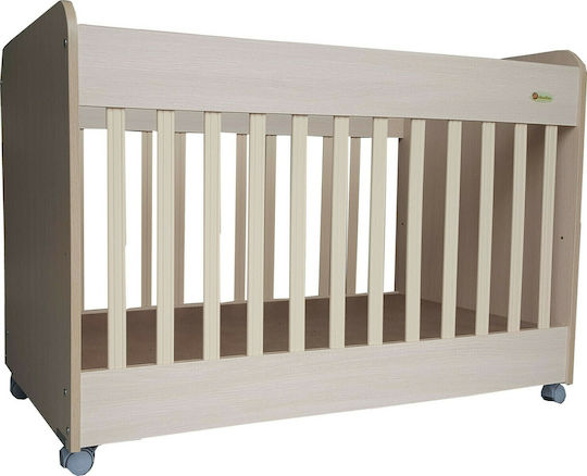 Beboulino Babybett Paris Eiche mit Räder