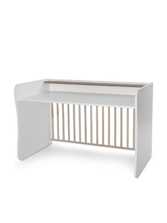 Lorelli Convertible Baby Crib Minimax White with Mattress 60x120cm