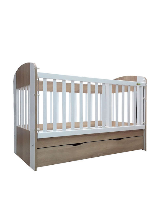 Beboulino Babybett Perseus Beige mit Schublade