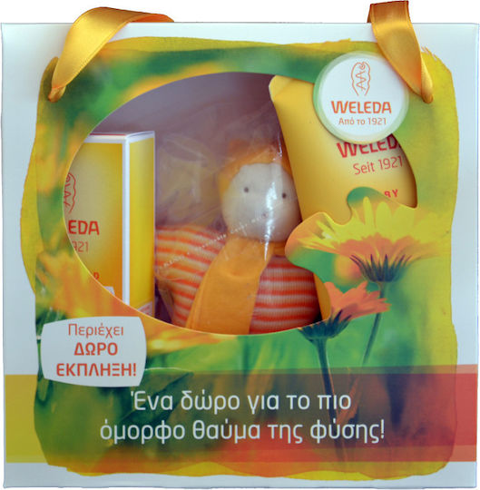 Weleda Calendula Shampoo & Body Wash 200ml & Diaper Change Cream 75ml