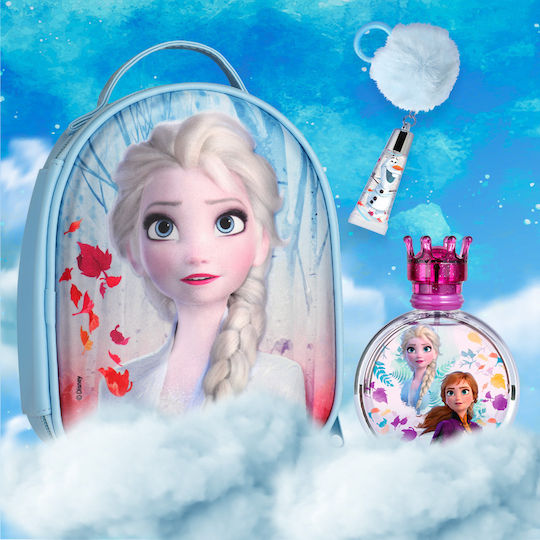 Disney Frozen II Σετ Παιδικό Eau de Toilette με Lip Gloss 6ml & Backpack Elsa 100ml