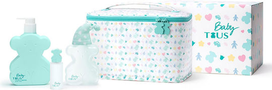 Tous Baby Elektrische Gitarren Kinder Eau de Toilette mit Reiseflasche 15ml, Körperlotion 250ml & Kulturtasche 100ml