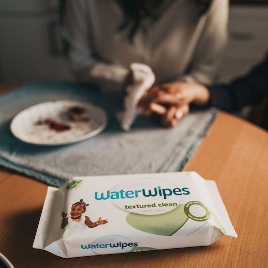 WaterWipes Hypoallergenic Baby Wipes 99.9% Water Alcohol-Free & Parabens Free 9x60pcs