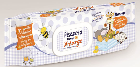 Nannys X-Large Baby Wipes 50pcs
