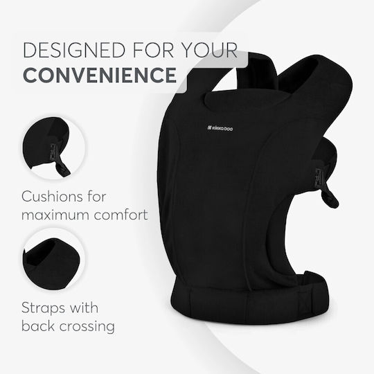 Kikka Boo Classic Carrier Black with Maximum Weight 9kg