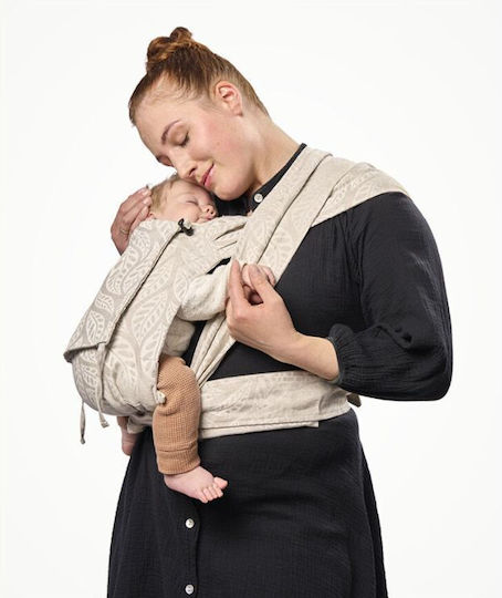 Stokke Limas Standard Babytragetuch Leopard Flieder mit Maximales Kindergewicht 15kg