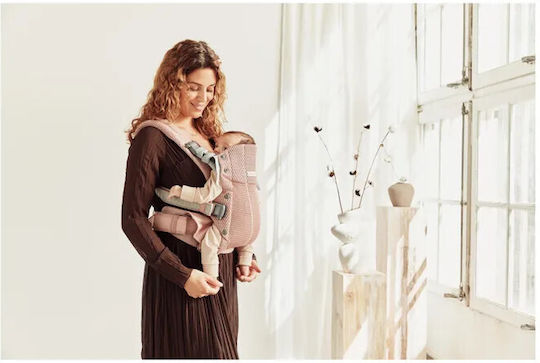 BabyBjorn Classic Carrier Harmony 3D Mesh Dusty Pink with Maximum Weight 15kg
