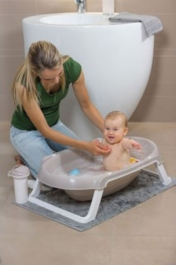 OK Baby Сгъваема Бебешка Вана Onda Slim Розов