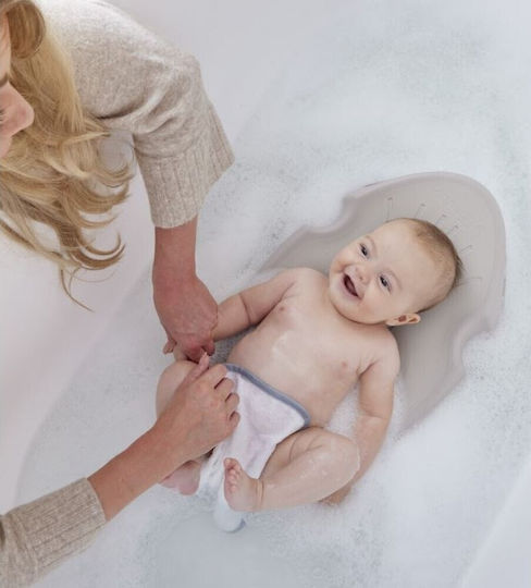 Shnuggle Dolu Baby Badewannen Anatomische Unterstützung in Grau