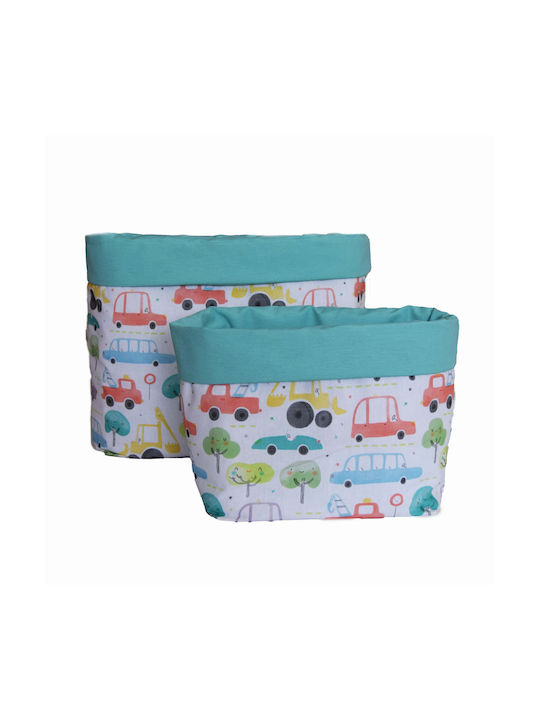 Decocraft Cars Nursery Storage Basket Multicolour