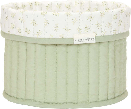 Little Dutch Small Nursery Storage Basket Green