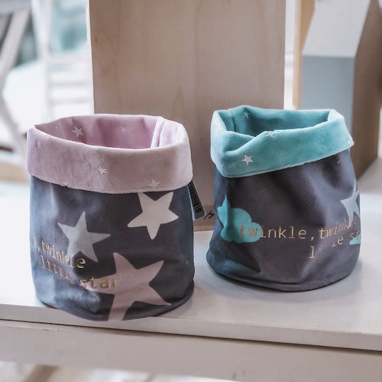 LiebeQueen Nursery Storage Basket Blue