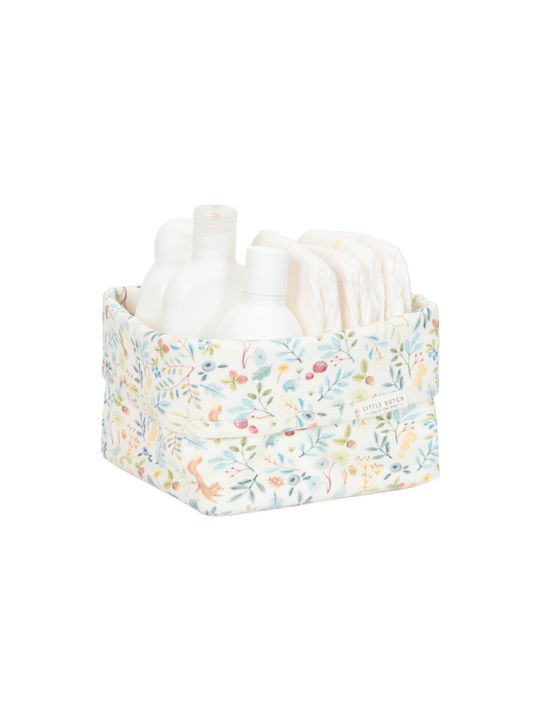Little Dutch Small Nursery Storage Basket White