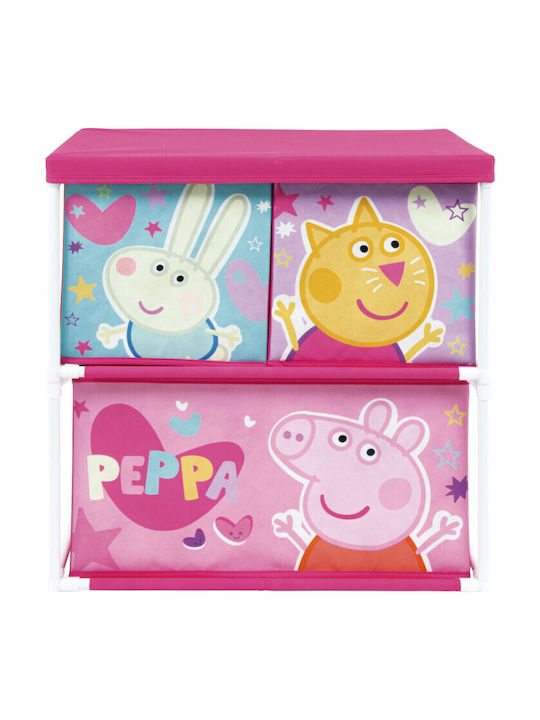 Arditex Παιδικό Κουτί Αποθήκευσης από Ύφασμα Peppa Pig Ροζ 60x30x60cm