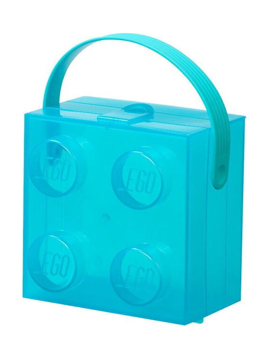 LEGO Παιδικό Κουτί Αποθήκευσης από Πλαστικό Γαλάζιο 16x16x11cm