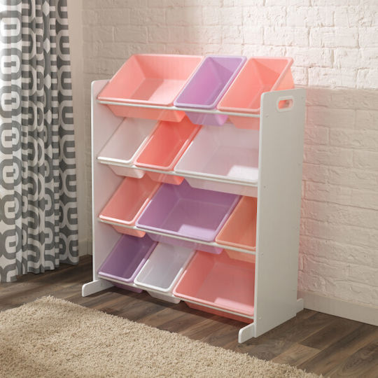 Kidkraft Παιδικό Κουτί Αποθήκευσης από Ξύλο Sort It & Store It Bin Unit Πολύχρωμο 83x48x92cm