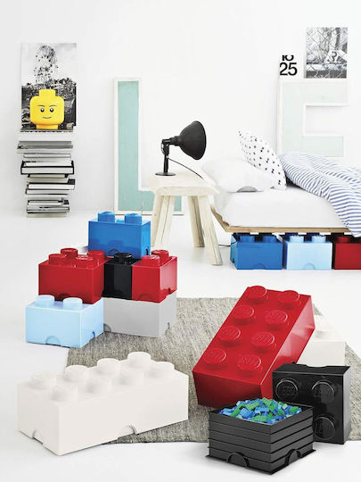LEGO Παιδικό Κουτί Αποθήκευσης από Πλαστικό 8-Stud Γκρι 50x25x17cm