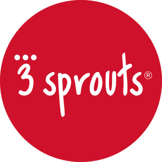 3 Sprouts Детска кошница за съхранение сгъваема Llama Бял 33x33x33см 1бр