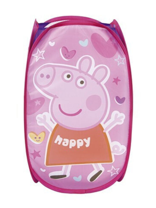 Arditex Children's Folding Laundry Basket made of Fabric Pink 36x36x58cm 1pcs