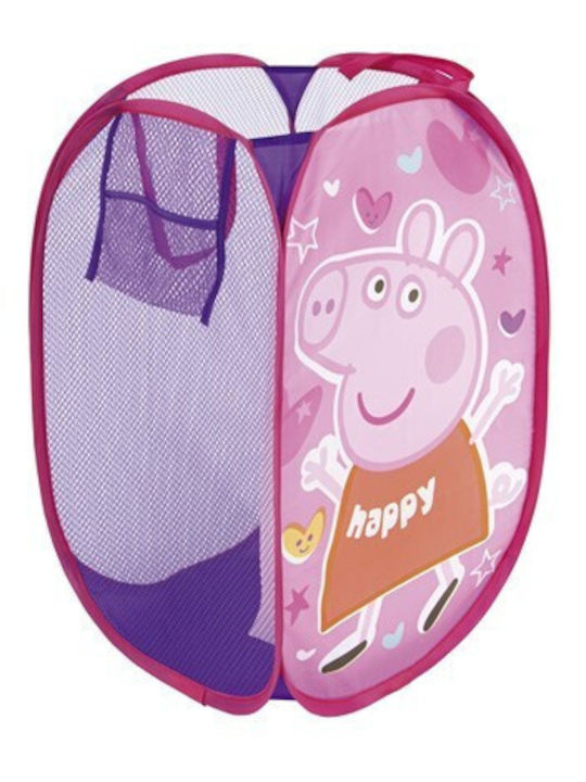 Arditex Children's Folding Laundry Basket made of Fabric Pink 36x36x58cm 1pcs
