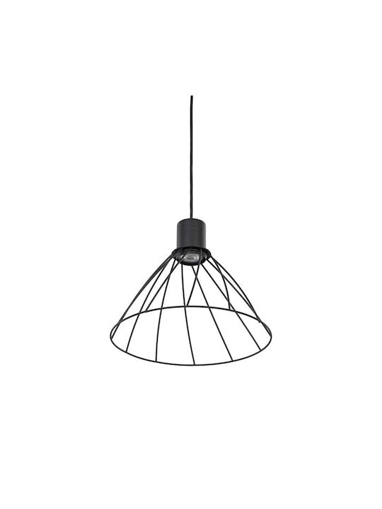 TK Lighting Lustră Negru 29.5cm.