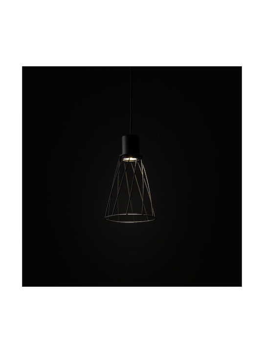 TK Lighting Hängelampe Schwarz 16cm.
