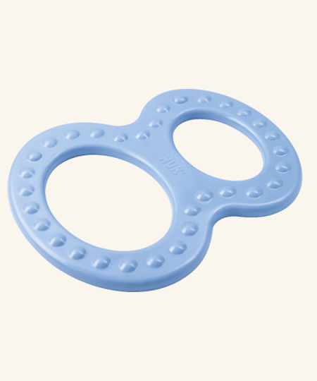 Nuk Teething Ring Made of Plastic for 0 m+ Blue-Pink 2 Pieces