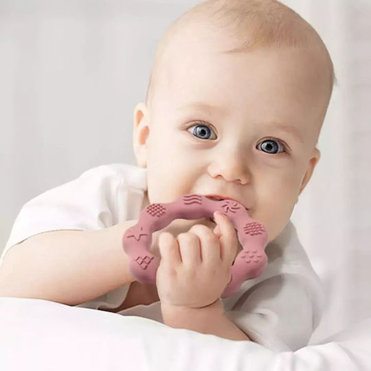Babyono Пръстен за дъвчене за никнене на зъби от силикон за 0 за електронен магазин в категорията "Гризалки и облекчение при изрязване на зъби"