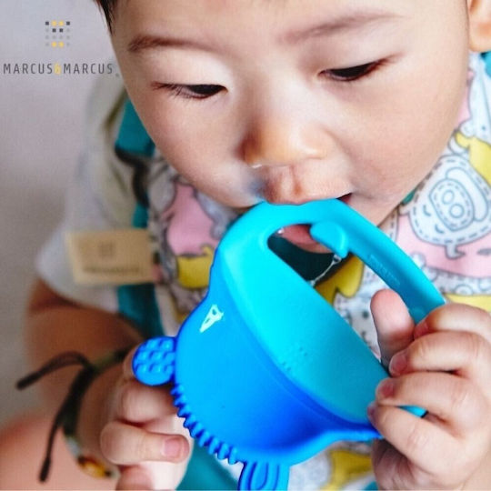 Marcus & Marcus Hippopotamus Teething Ring for Teething from Silicone for 6 Months+